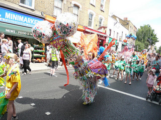 Stoke Newington recycling parade