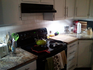 LED lighting in a kitchen