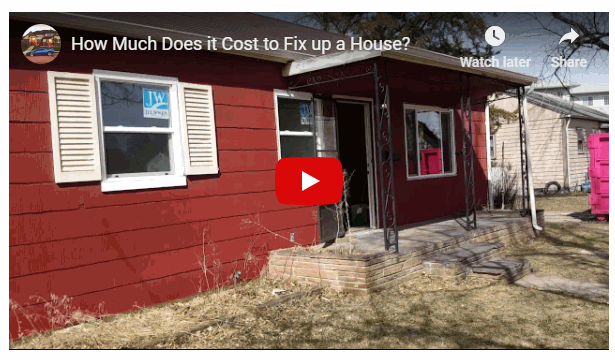 How much to fix up a house?