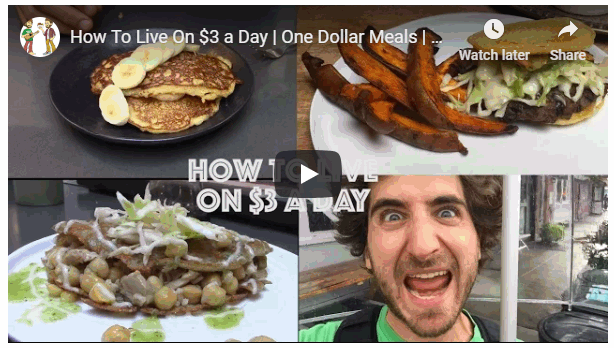 How to live on $3 a day