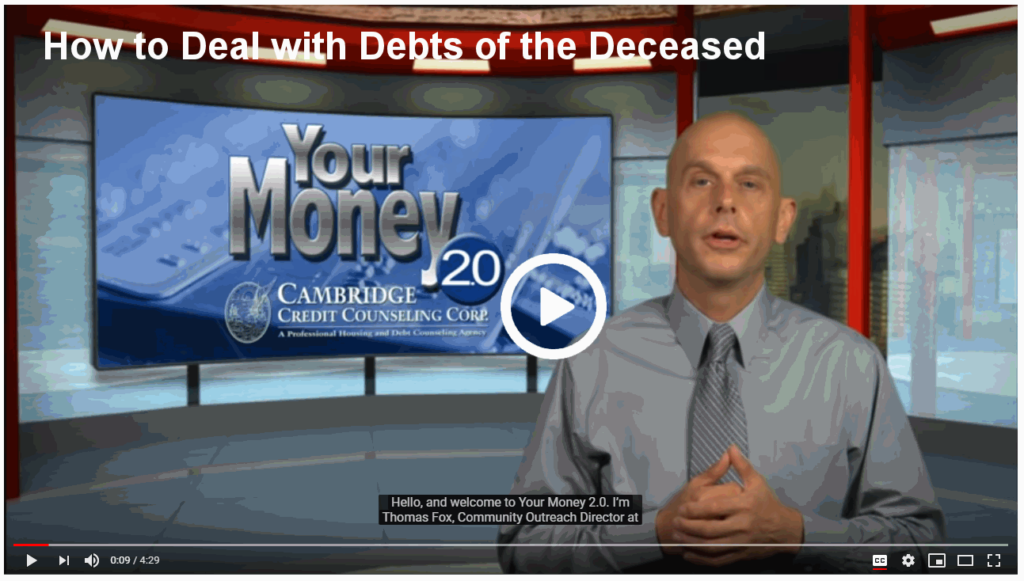 How to deal with Debts of the deceased