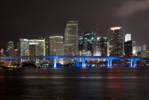 Miami Night Skyline